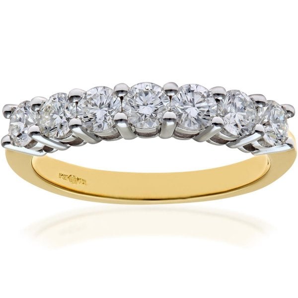 1.00ct Diamond, 18k Yellow Gold Ring - SIZE N
