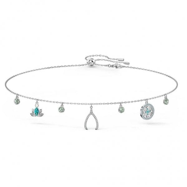 Symbolic Charm Necklace, Light multi-colored
