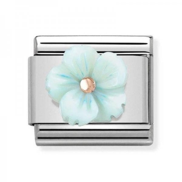 Flower Torquiose Mother of Pearl