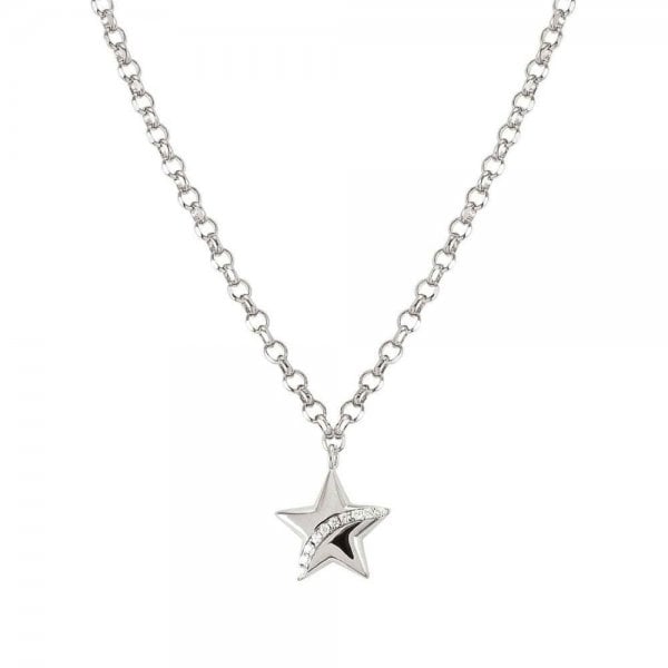 Sweetrock Silver & CZ Star Necklace