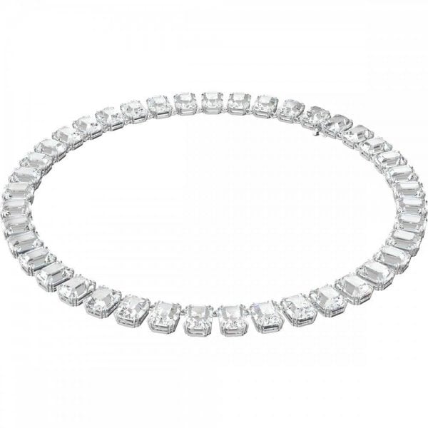 Millenia All Crystal Octagon Cut Necklace