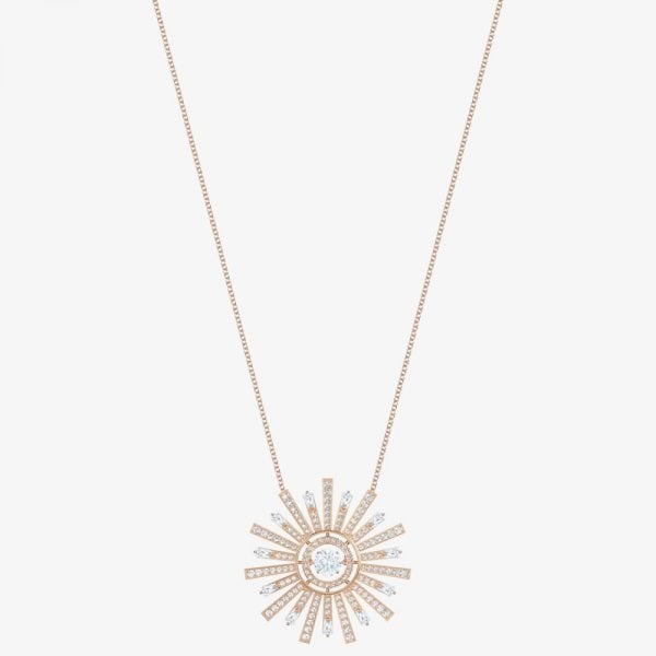 SUNSHINE NECKLACE LNG CZWH/ROS