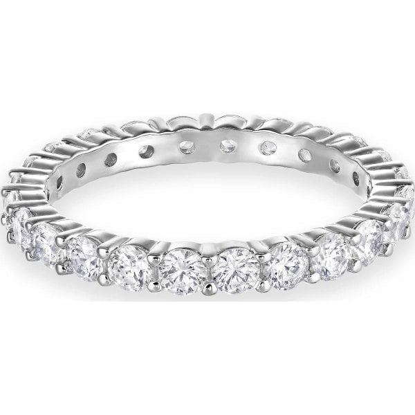Vittore XL Ring, White, Rhodium plated SIZE 52