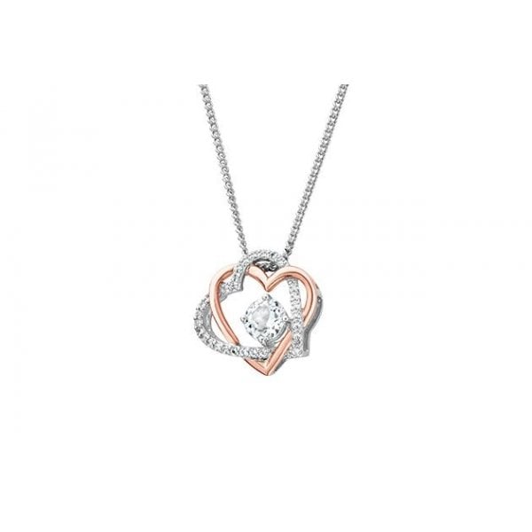 Always in my Heart White Topaz Pendant
