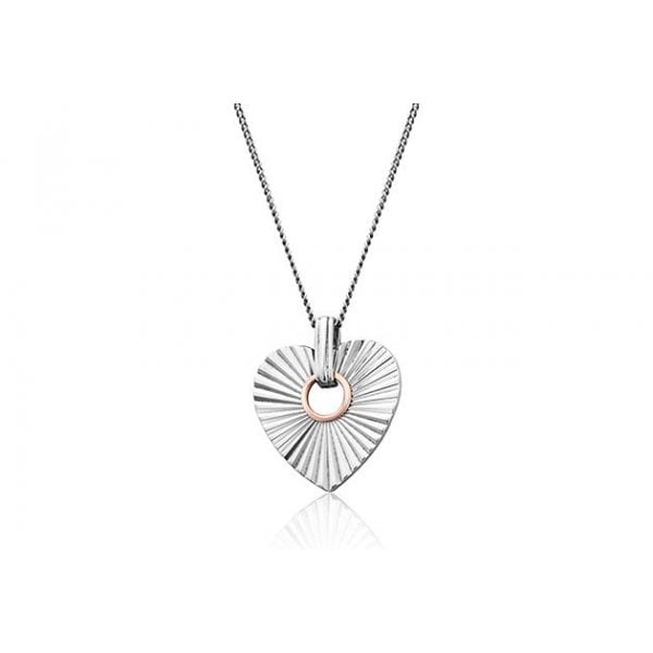 Cariad Horizon Heart Pendant