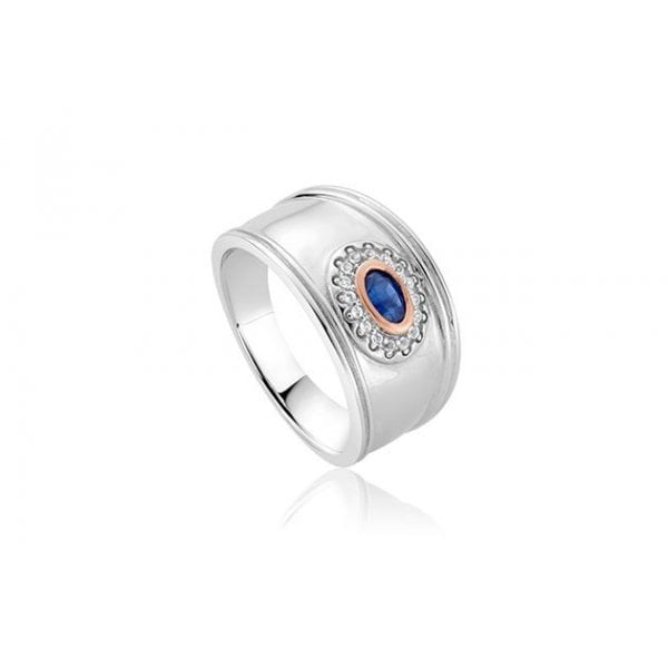 Princess Diana Sapphire Wide Ring