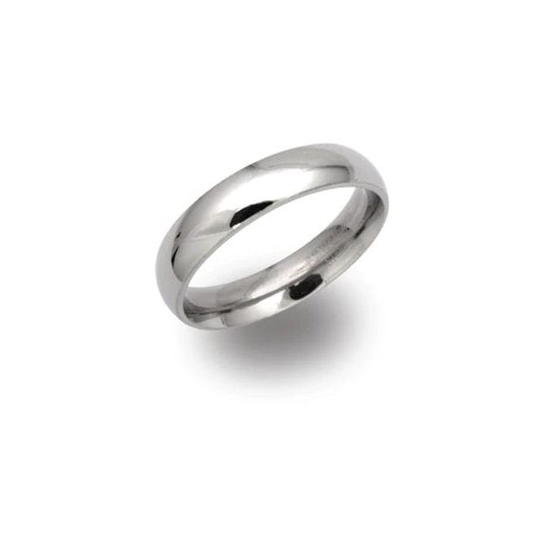 Gents Steel Ring - UK Size V