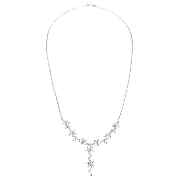 0.20ct Diamond, White Gold Necklace
