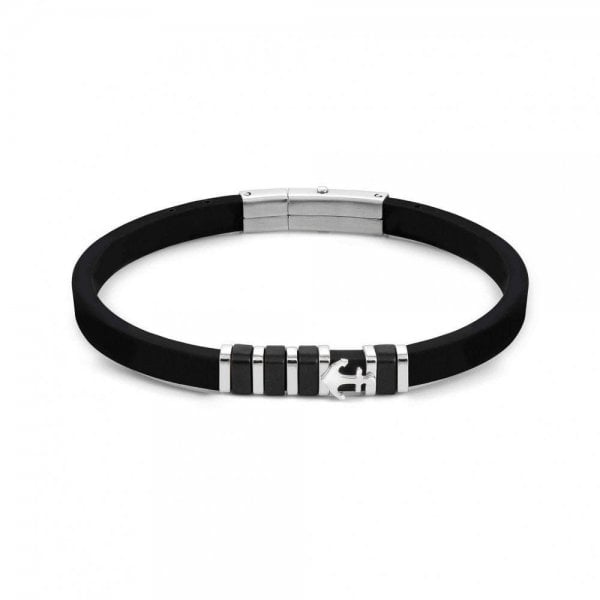 City Bracelet - Black PVD, Anchor