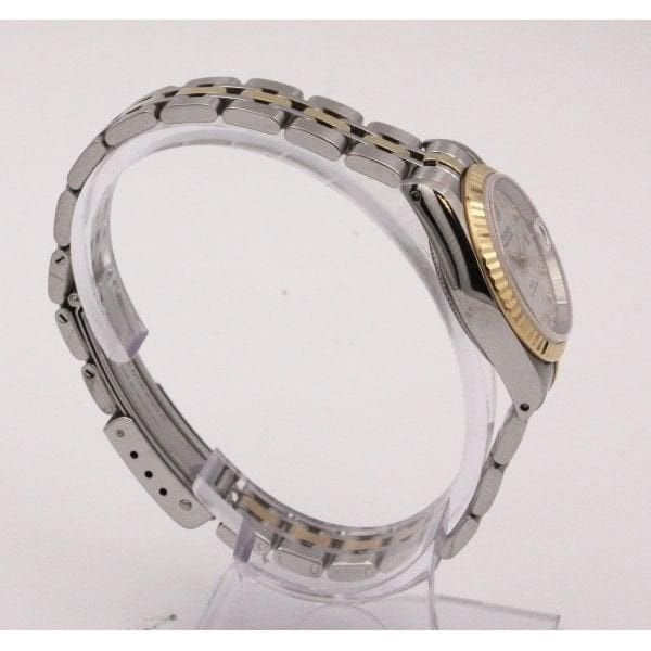 Ladies Bi-Metal Princess Date Watch.