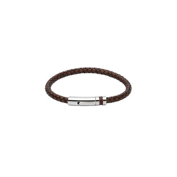 DARK BROWN LEATHER BRACELET