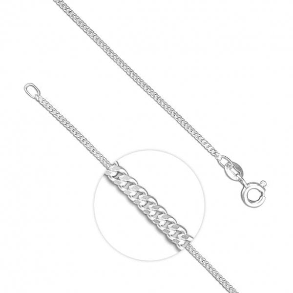 Sterling Silver Necklace 46cm