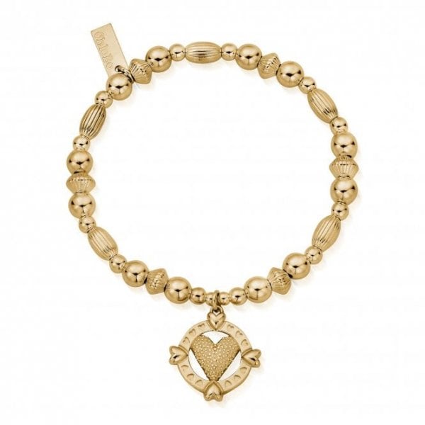 Gold Follow Your Heart Bracelet