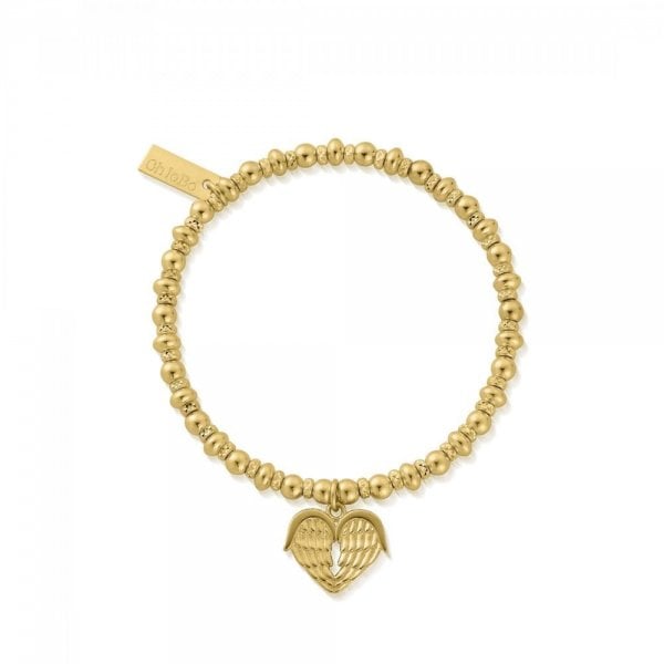 Gold Didi Sparkle Heavenly Heart Bracelet