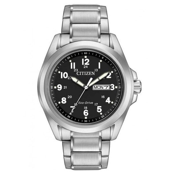 Mens Chandler Day-Date Black Dial Bracelet Watch