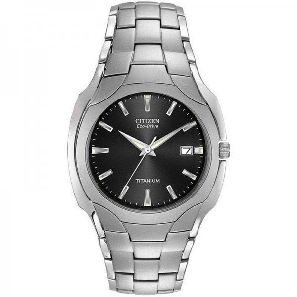 Gents EcoDrive Watch - Super Titanium