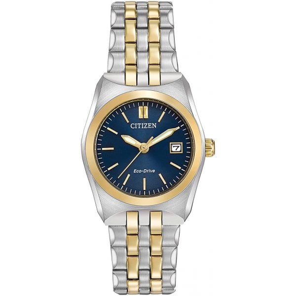 Ladies Two Tone Eco-Drive Bracelet Watch