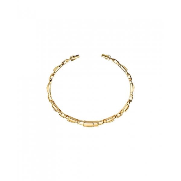 Mercer Sterling Silver Gold plated Link Bangle
