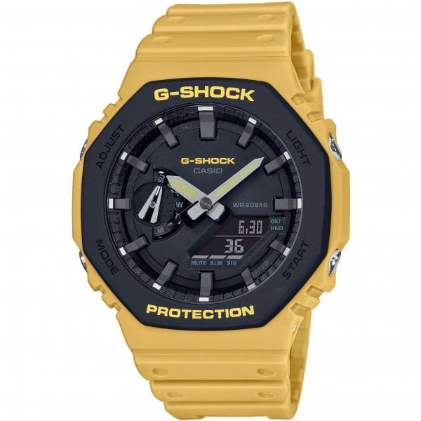 G-Shock Classics Layered Bezel Yellow Watch