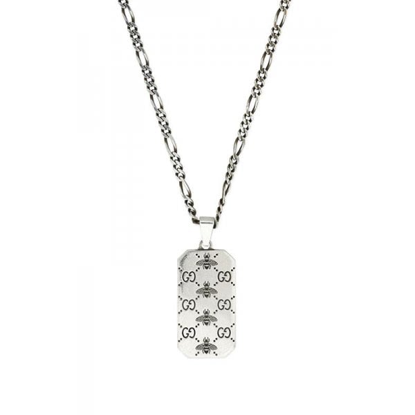 GUCCI Signature Dogtag Necklace