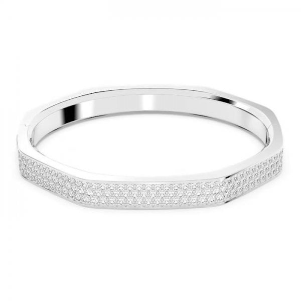 Dextera bangle, Octagon shape, Pavé, Medium