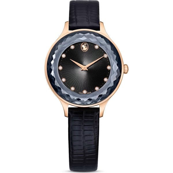 Octea Nova watch, Swiss Made, Leather strap
