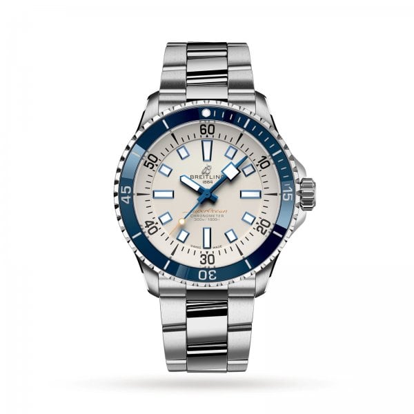 Superocean 42mm Mens Watch Silver