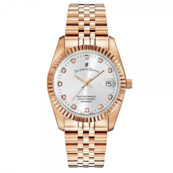 Inspiration 36mm Rose Gold & Silver Dial Ladies