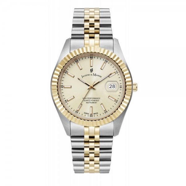 Inspiration Business 40mm Silver and Gold Watch