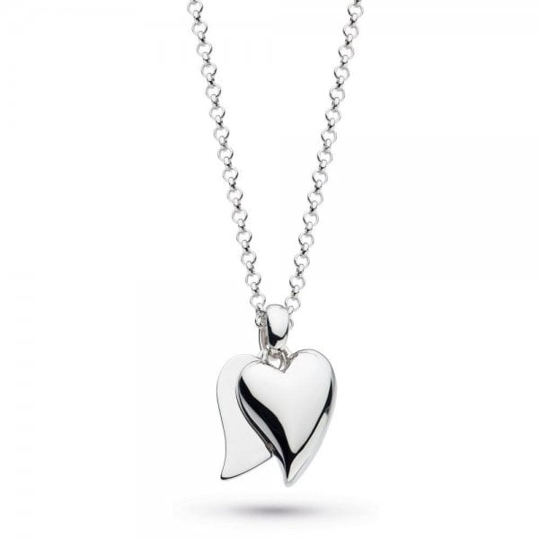 Desire Love Duet Heart 18" Necklace