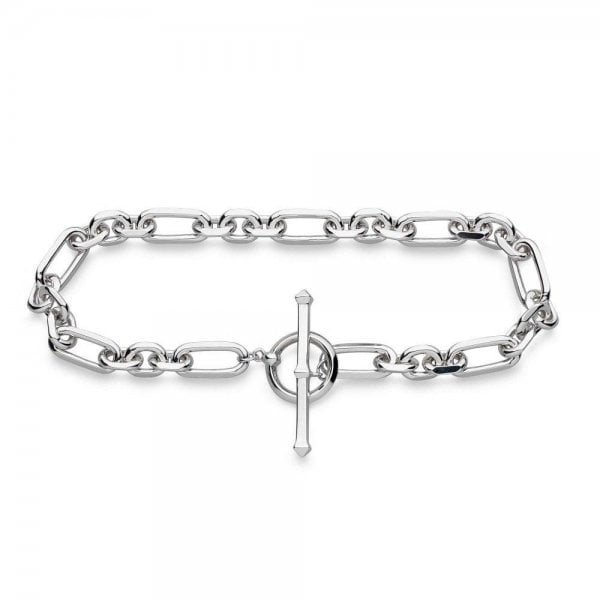 Revival Astoria Figaro 7.5" Chain T-Bar Bracelet