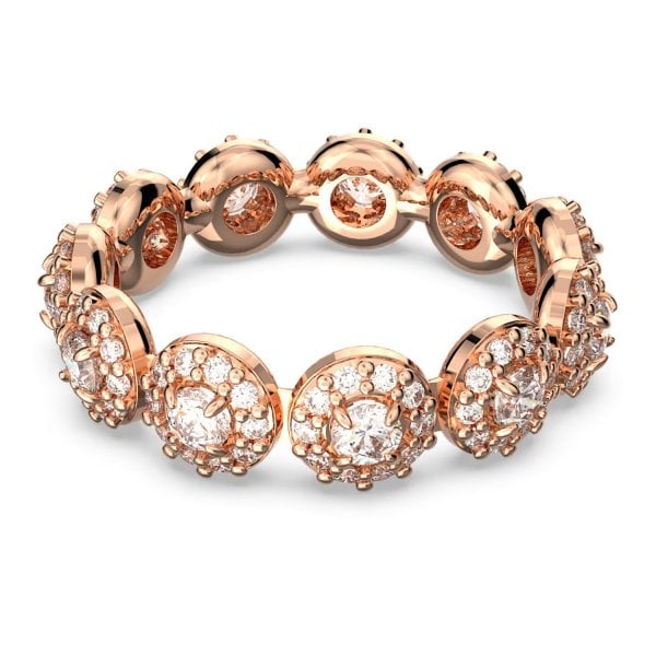 Constella ring, Round cut, Pavé, S55