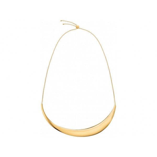 Groovy Yellow Gold PVD Plated Stainless Steel Necklace