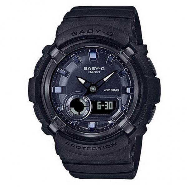 Casio Baby-G Black Resin Strap Black Dial Watch