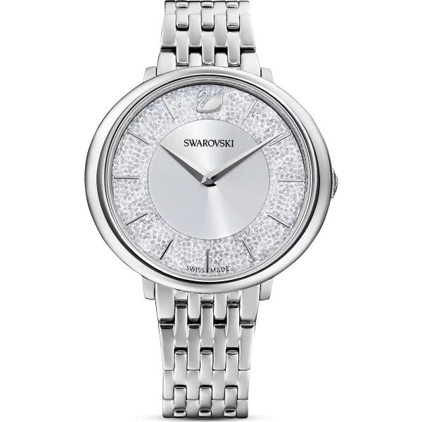 Crystalline Chic watch, Metal bracelet, Silver
