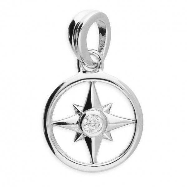Sterling Silver Pendant - Compass