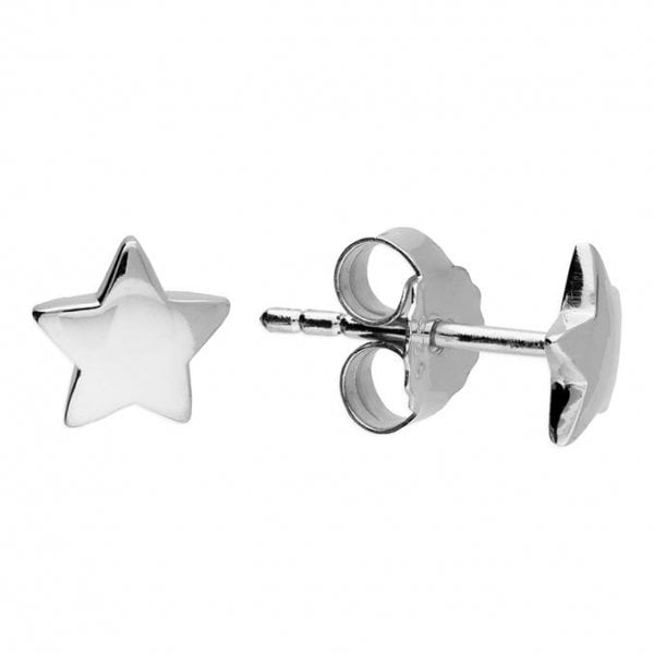 Sterling Silver Earrings - Star Studs