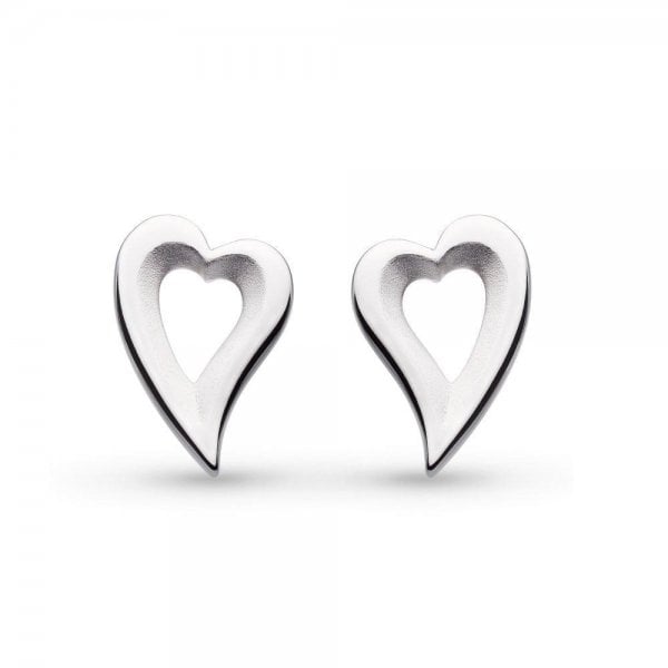 Desire Love Story Sandblast Grande Stud Earrings