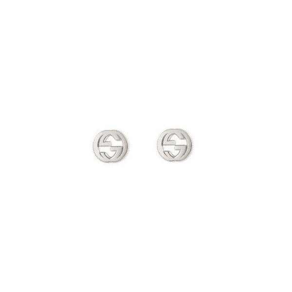 Gucci Interlocking Earrings Silver