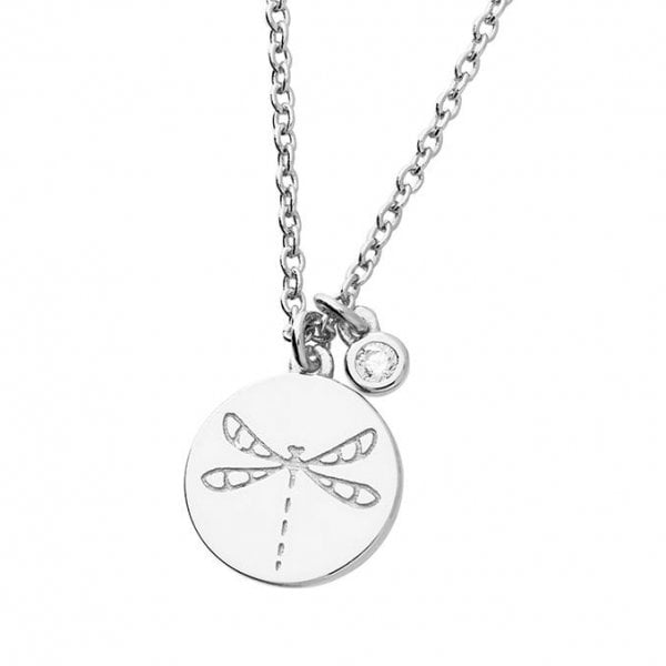 SILVER NECKLACE: 42-45CM DRAGONFLY
