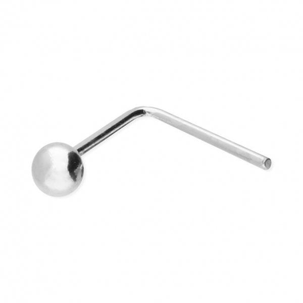 Sterling Silver Nose Stud - 2.5mm Bead