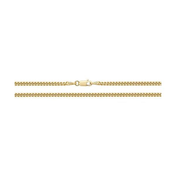 9CT YELLOW GOLD CLOSE CURB CHAIN