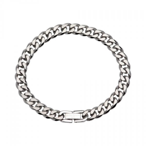 GENTS STAINLESS STEEL BRACELET 19CM