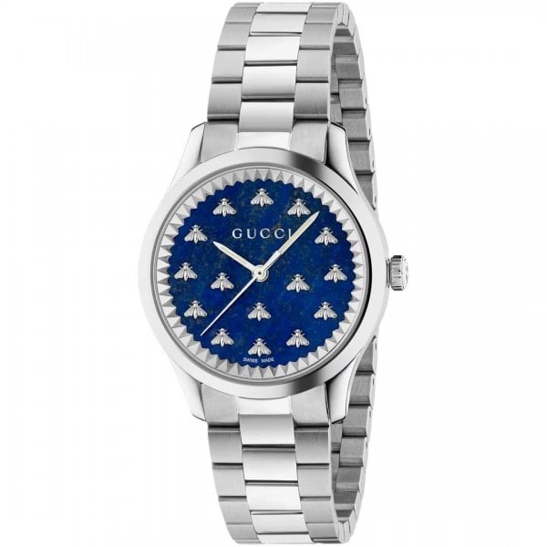 G-Timeless watch with bees, 32 mm