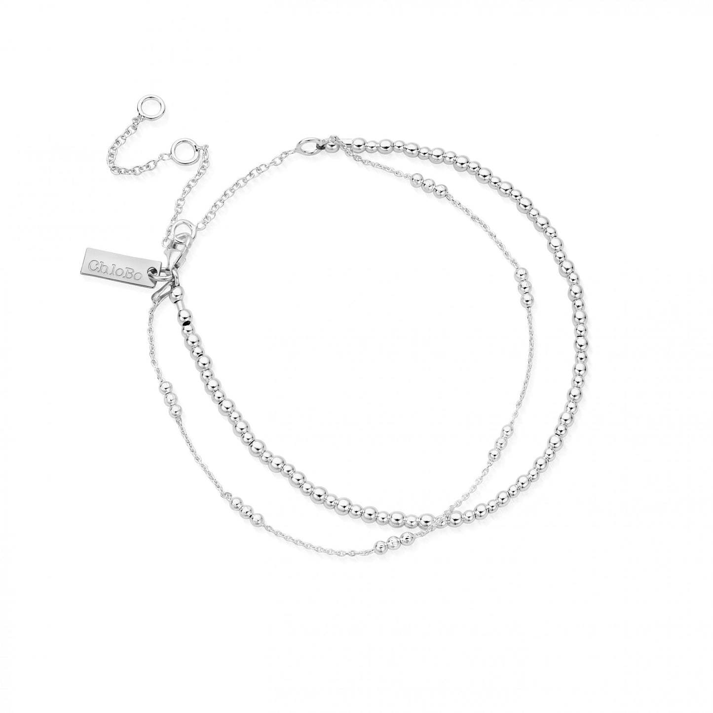 Mini Cute Triple Bobble Chain Anklet