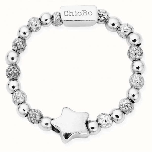 Inset Star Ring Large