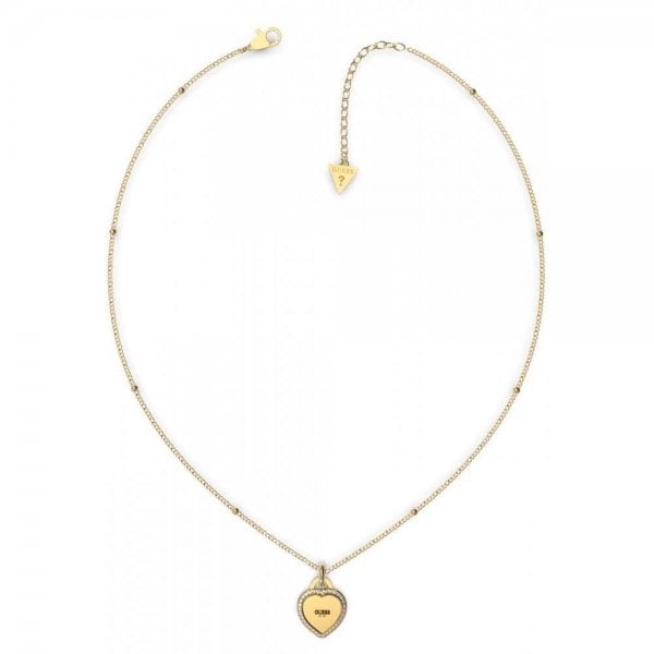 Gold Plated Heart Charm Necklace