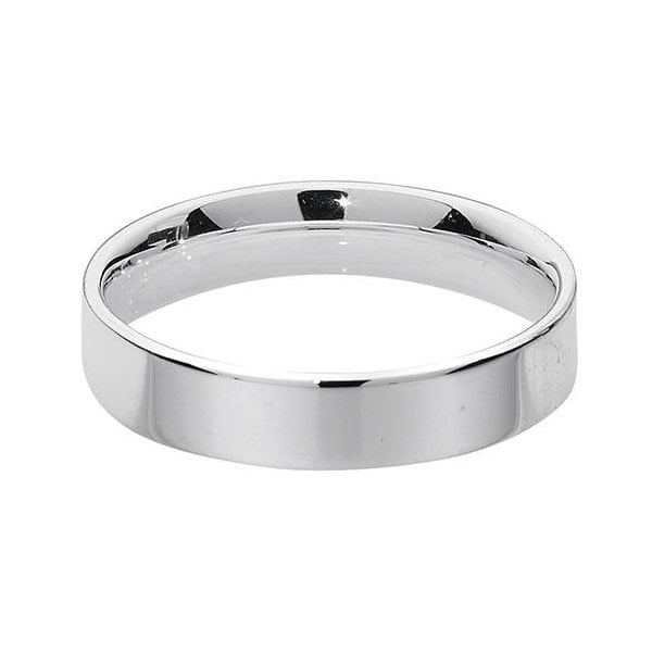 SILVER WEDDING RING SIZE R