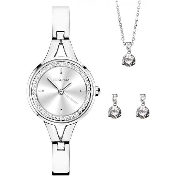 Ladies Watch and Jewellery Gift Set