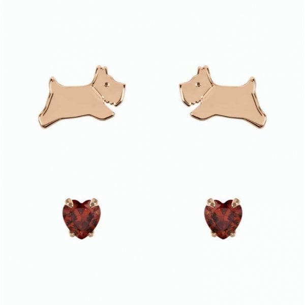 Silver Moon Twin Pack Earrings